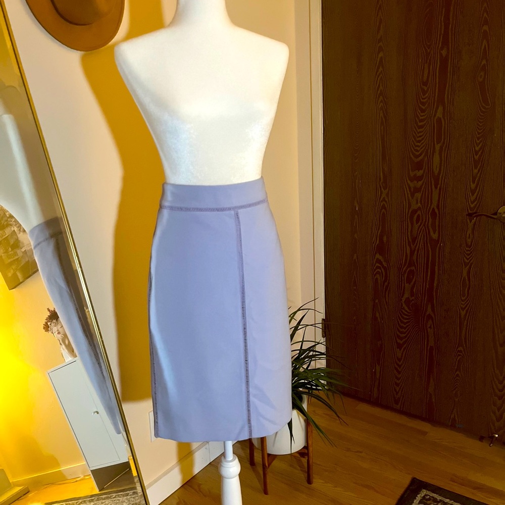 Eyelet detail skirt